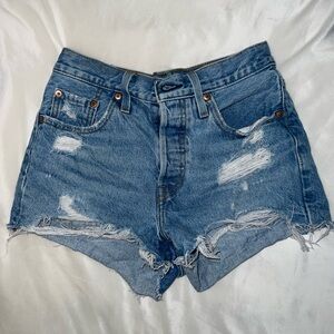 Levi’s Denim Women's Distressed Shorts
